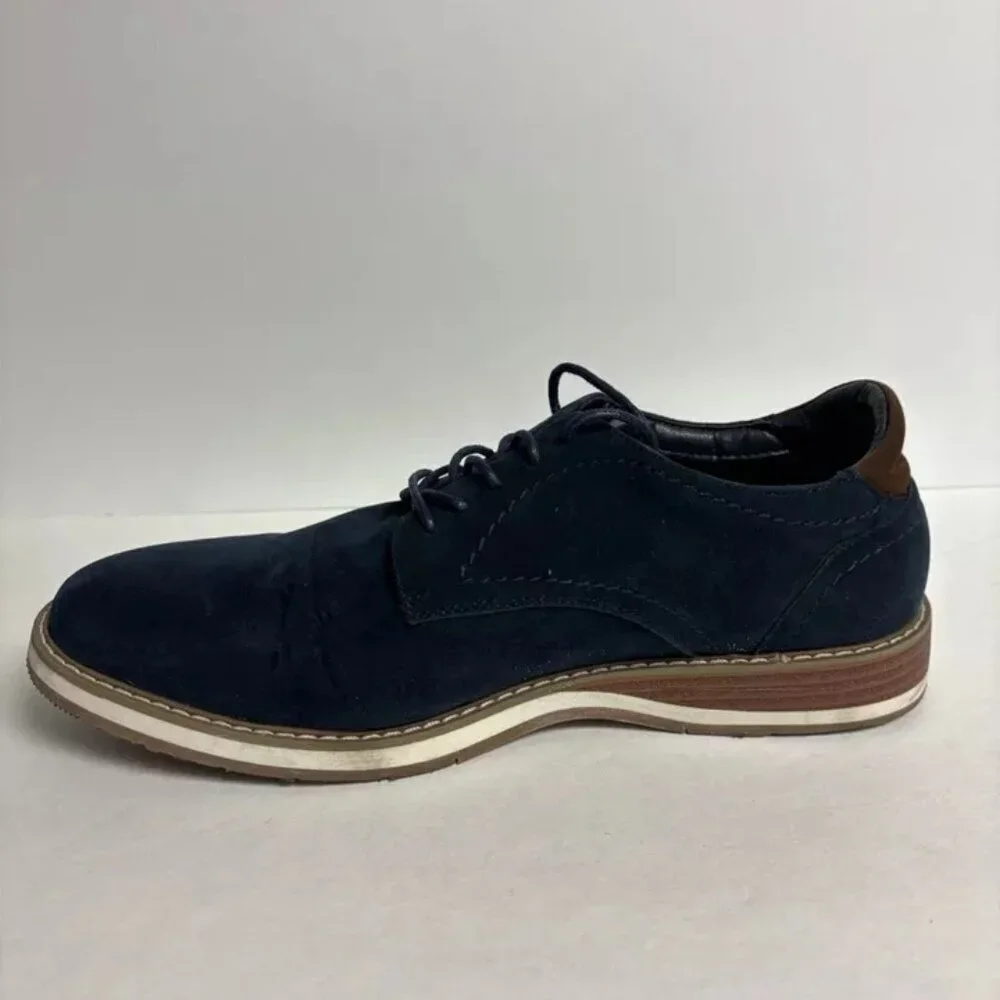 Vance Co Men’s Rutger Oxford Navy, Size 8.5 M